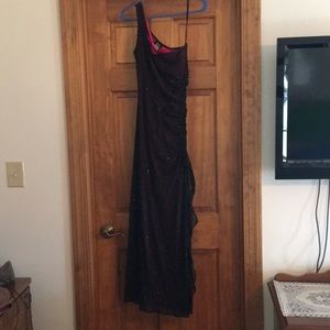 Prom Dress Black and Pink 💕